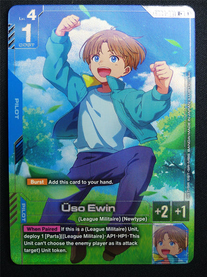 Uso Ewin GD04-081 R+ Foil - Gundam Card #9G