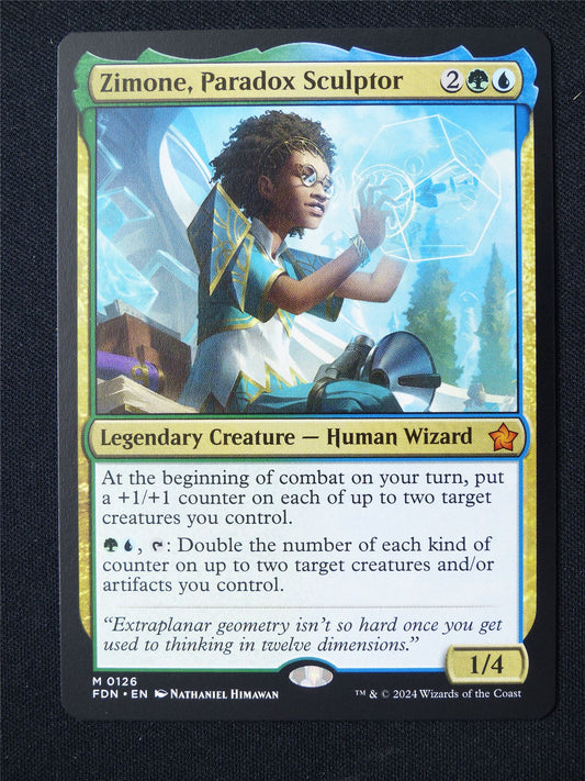 Zimone Paradox Sculptor - FDN - Mtg Card #7AV