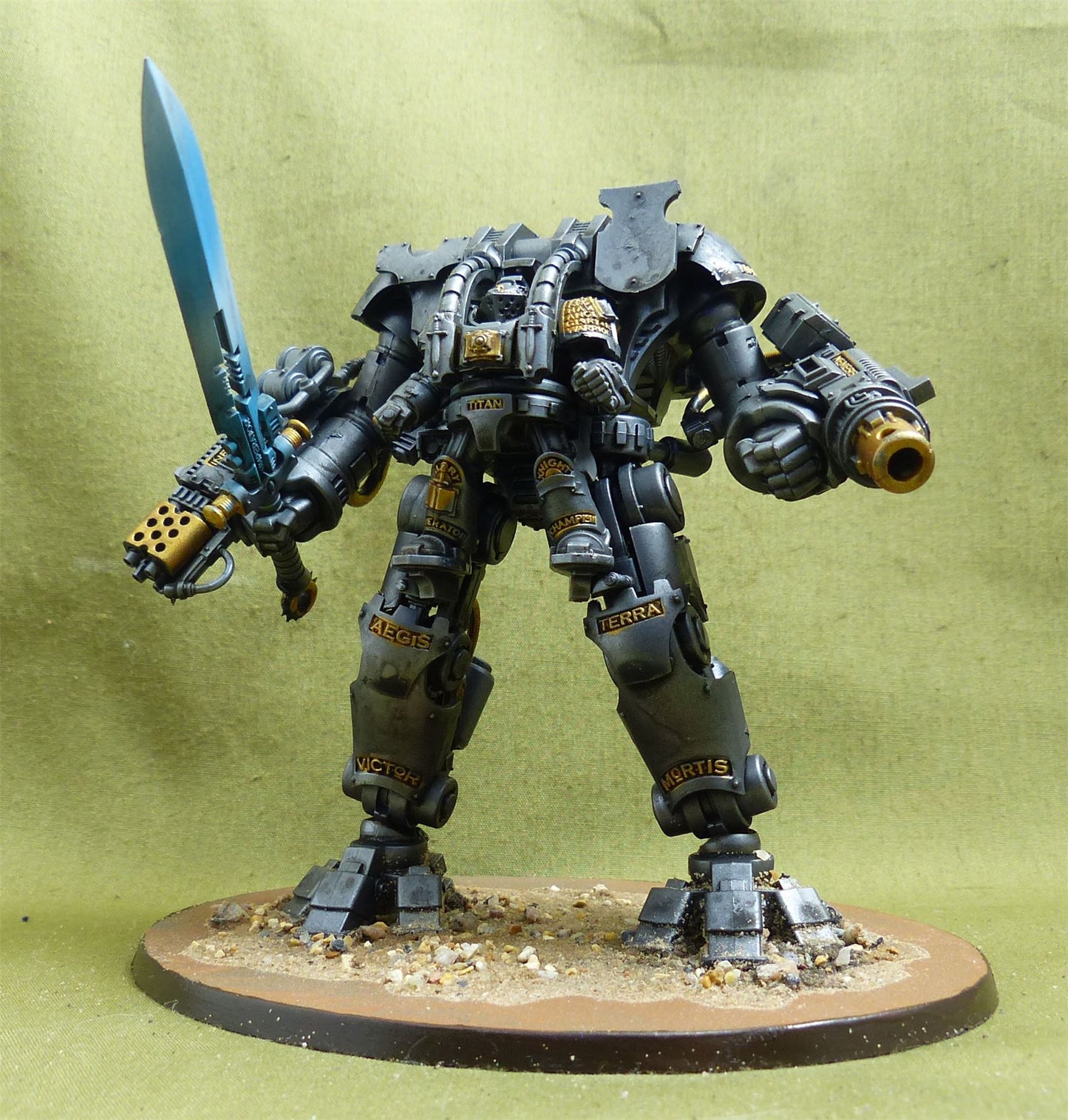 Nemesis Dreadknight painted - Grey Knights - Warhammer 40K #5S7