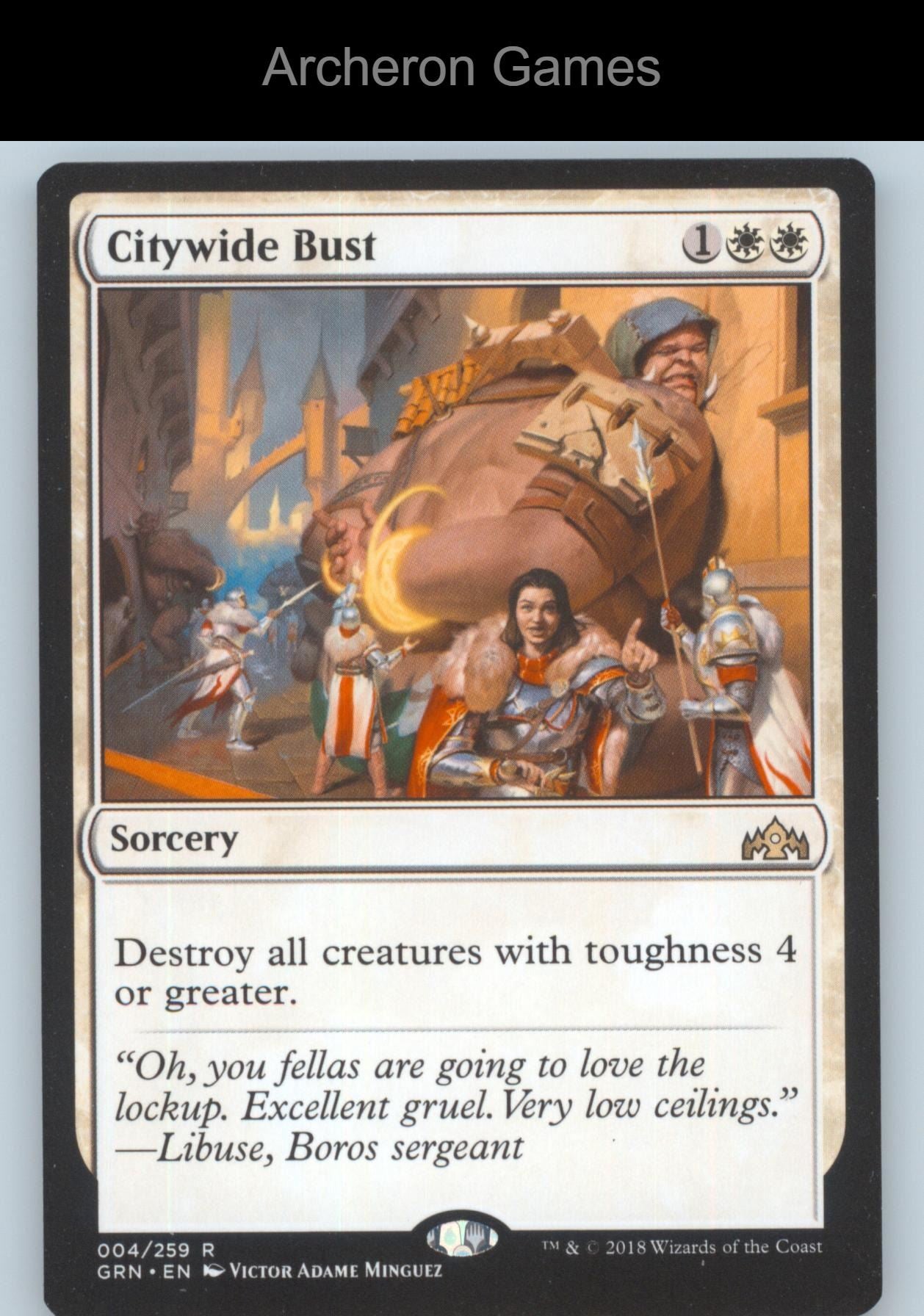 Citywide Bust 4 R MTG Card Guilds of Ravnica