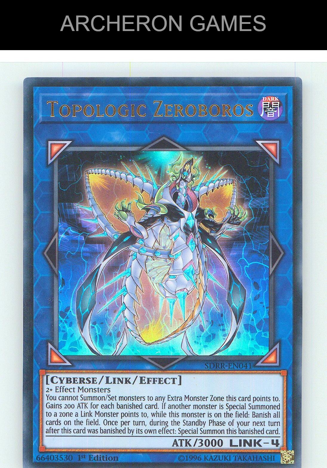 Topologic Zeroboros Ultra Rare YUGIOH Card 1st Edition