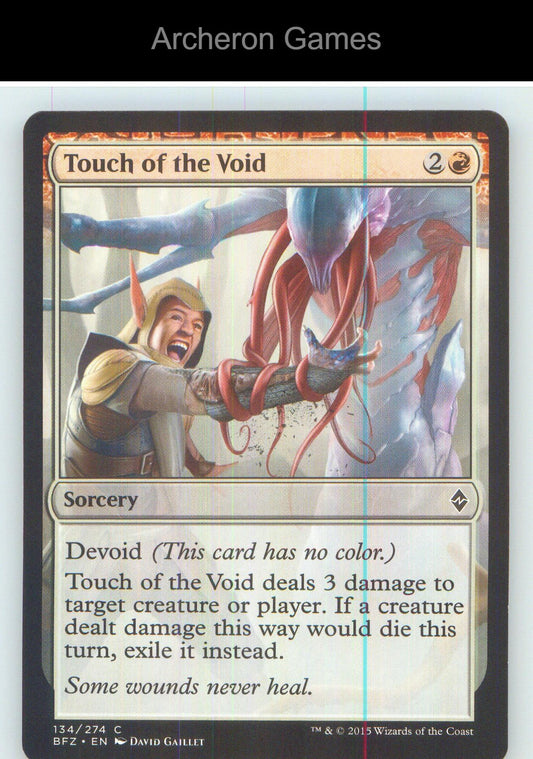 Touch of the Void BFZ 134 C MTG Card NM/EX+