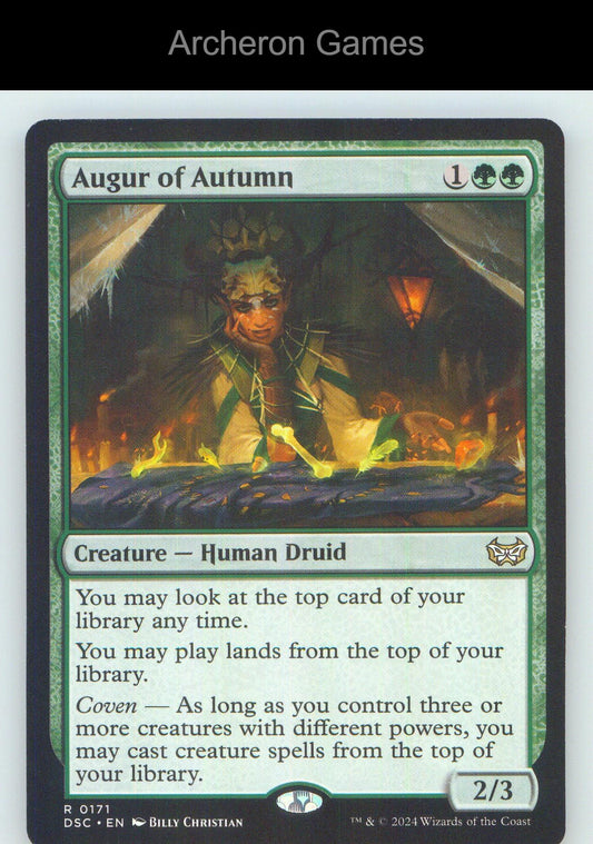 Augur of Autumn 171 R MTG Card NM/EX+