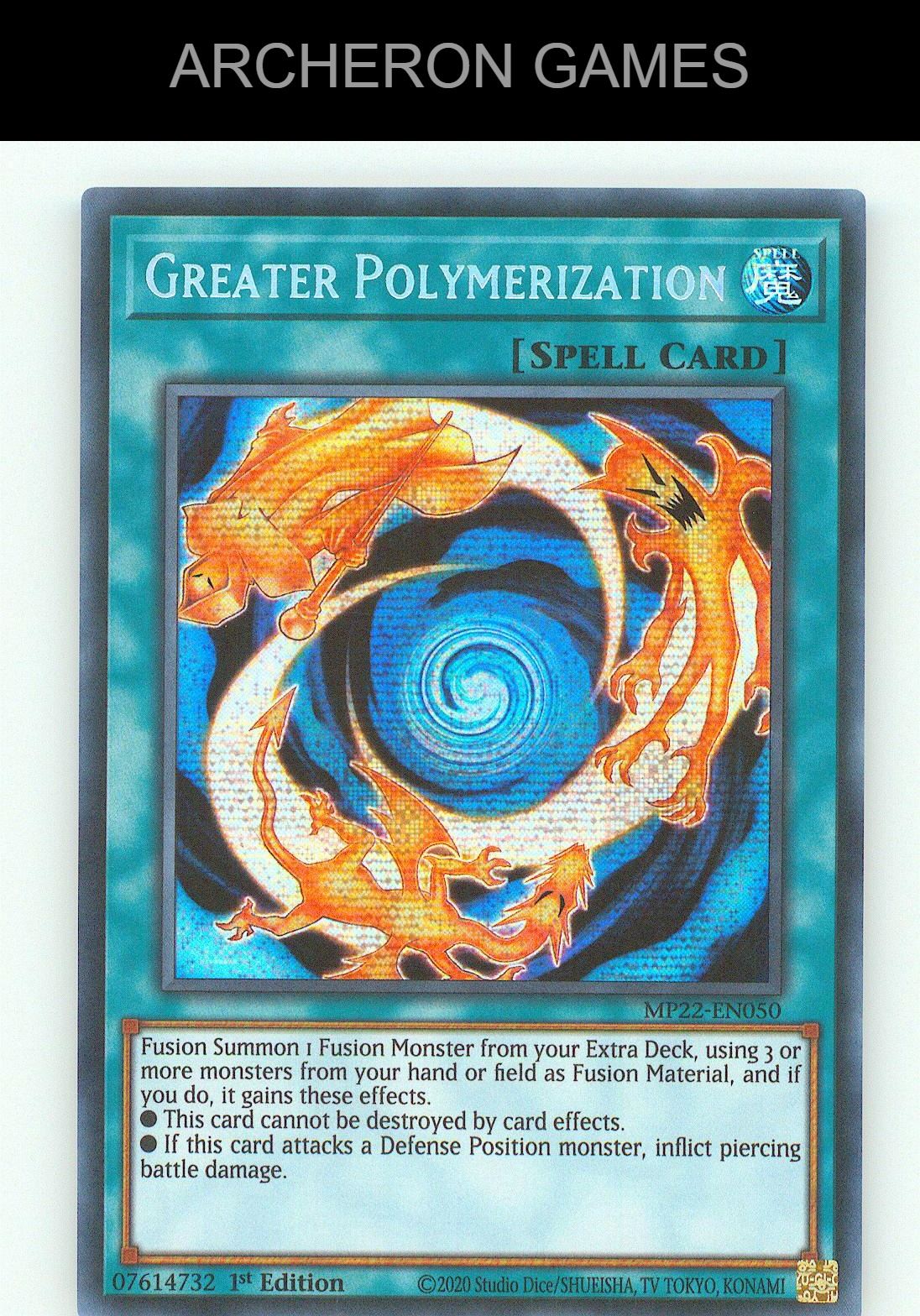 Greater Polymerization SEC YUGIOH Card
