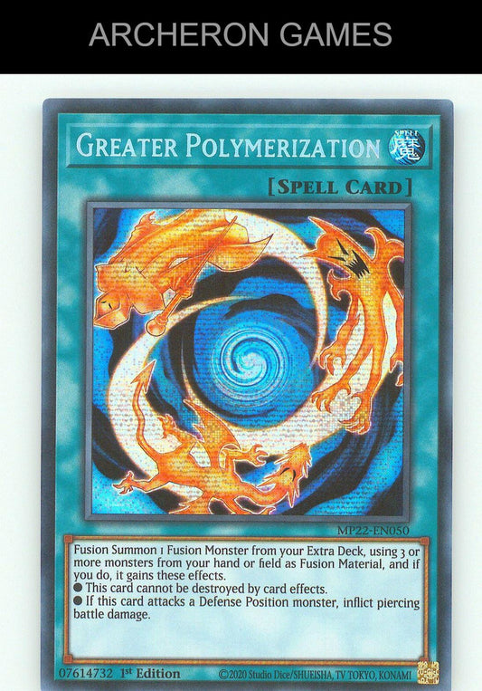 Greater Polymerization SEC YUGIOH Card