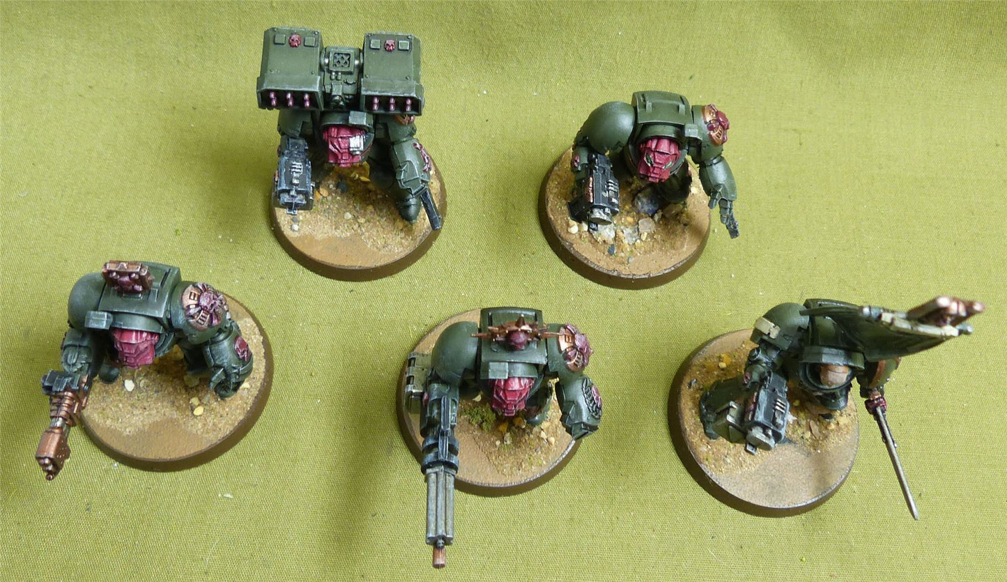Terminator Squad painted - Space Marines - Warhammer 40K #2NV