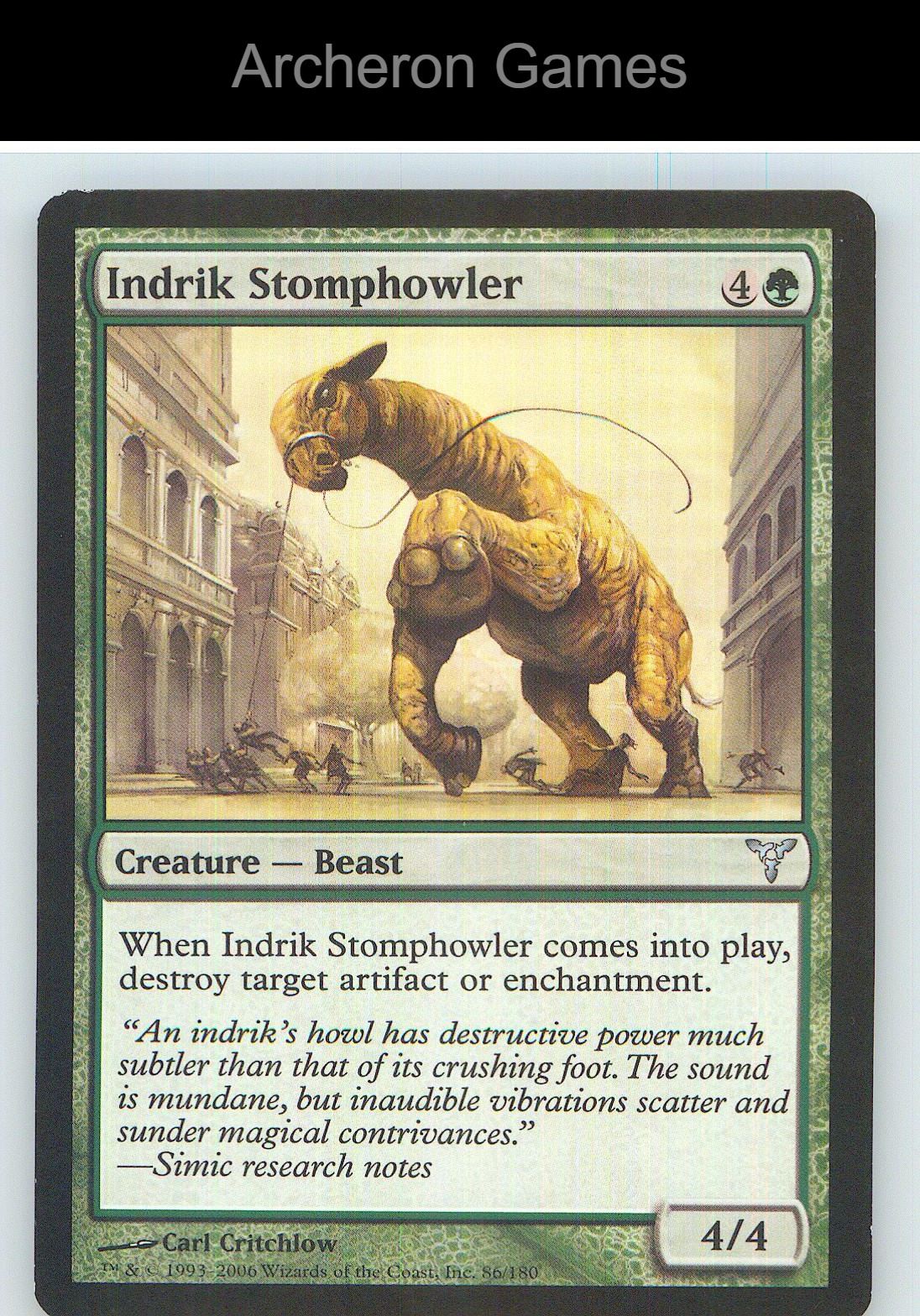 Indrik Stomphowler DIS 86 UC MTG Card NM/EX+