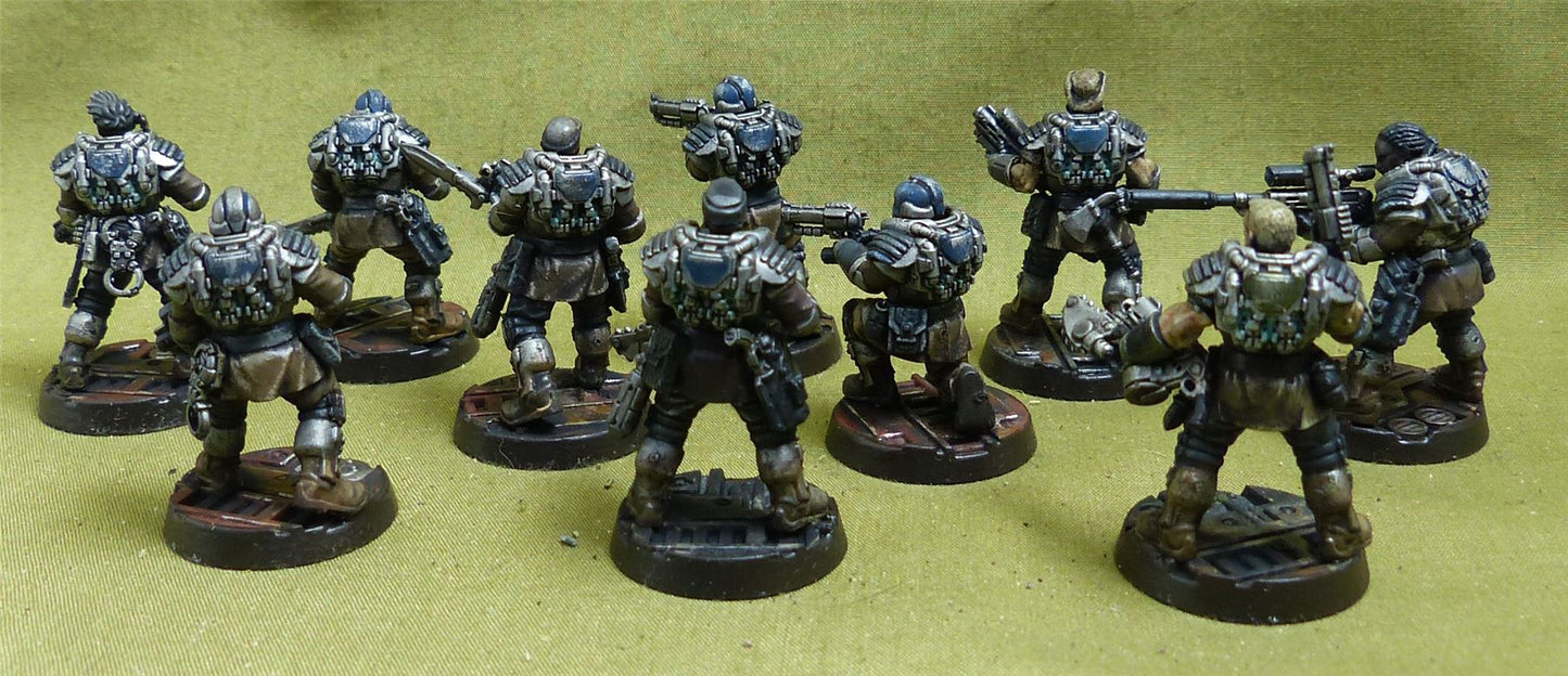 Palanite Enforcer Patrol painted - Warhammer Necromunda #5CF