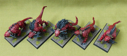 Flesh Hounds painted - Daemons of Chaos - Warhammer Old World #405