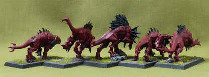 Flesh Hounds painted - Daemons of Chaos - Warhammer Old World #405