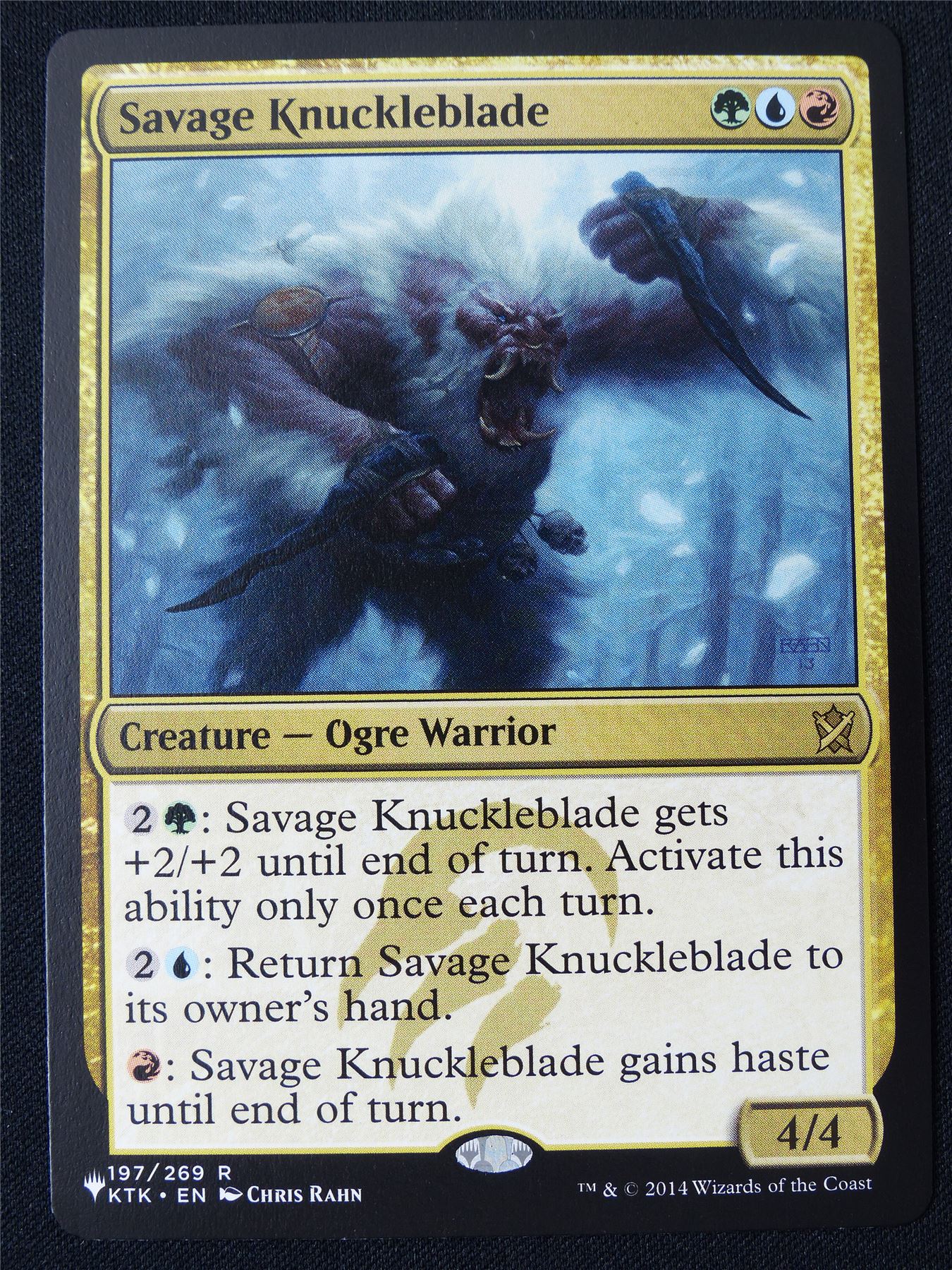 Savage Knuckleblade - KTK - Mtg Card #28Q