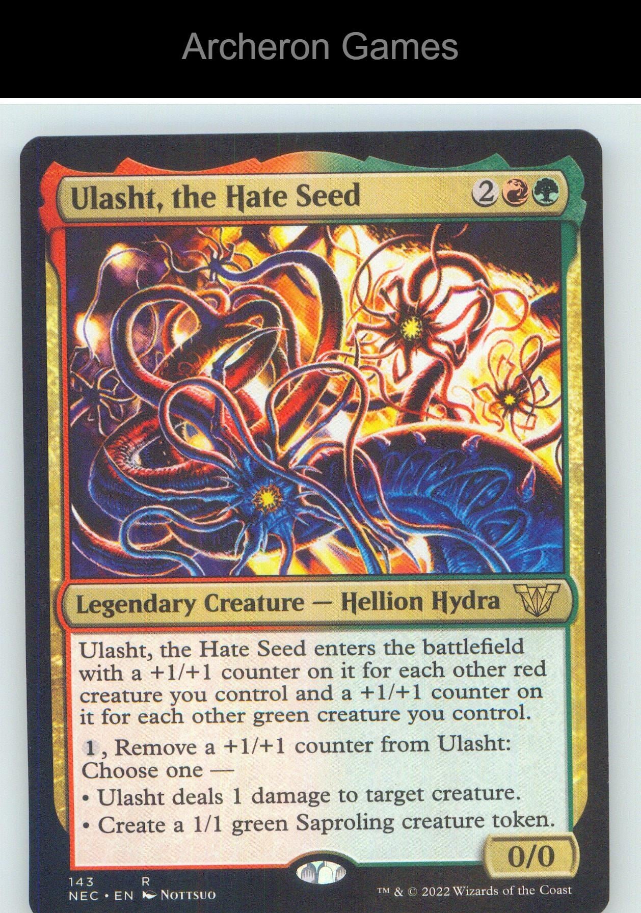Ulasht, the Hate Seed NEC 143 R MTG Card NM/EX+