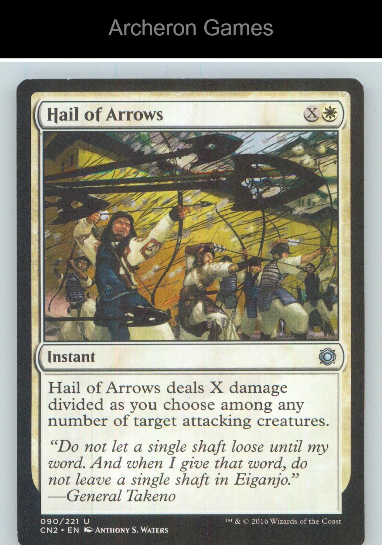 Hail of Arrows CN2 90 UC MTG Card NM/EX+