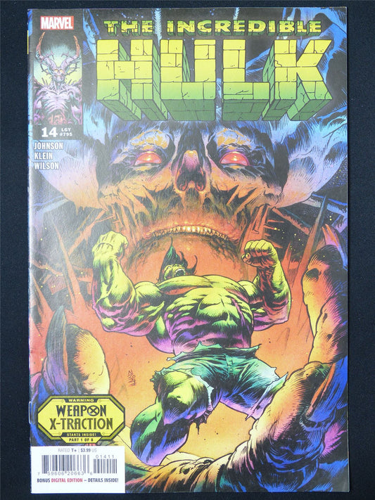 The Incredible HULK #14 - B&B Marvel Comic #U8