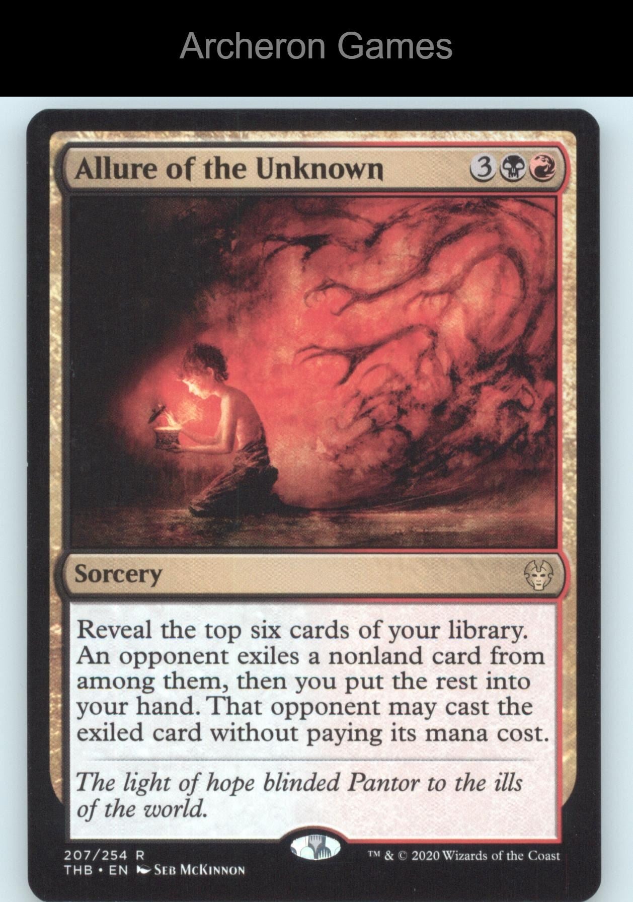 Allure of the Unknown 207 R MTG Card Promo Pack: Theros Beyond Death