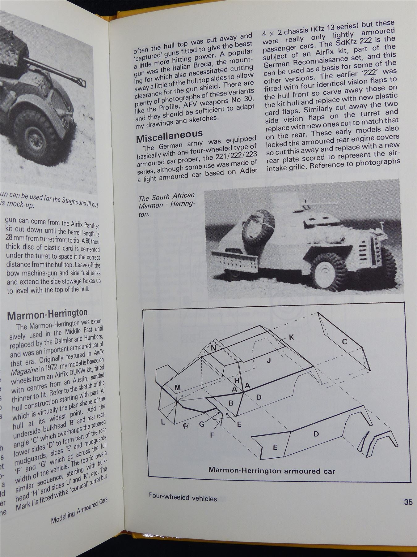 Modelling Armoured Cars Guide 21 - Airfix Book Hardback #2WB