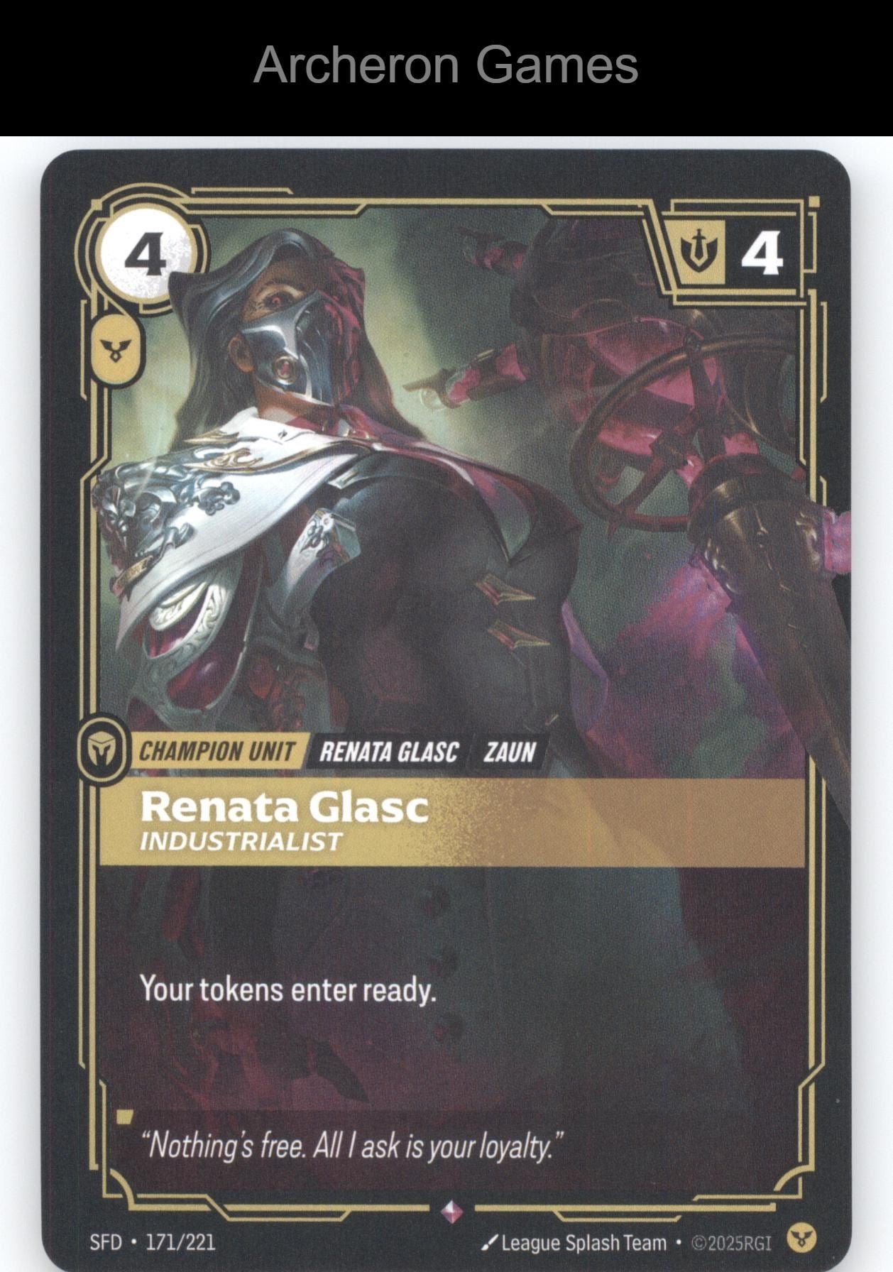 Renata Glasc - Industrialist SFD 171/221 R  Card Spiritforged