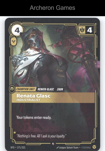 Renata Glasc - Industrialist SFD 171/221 R  Card Spiritforged