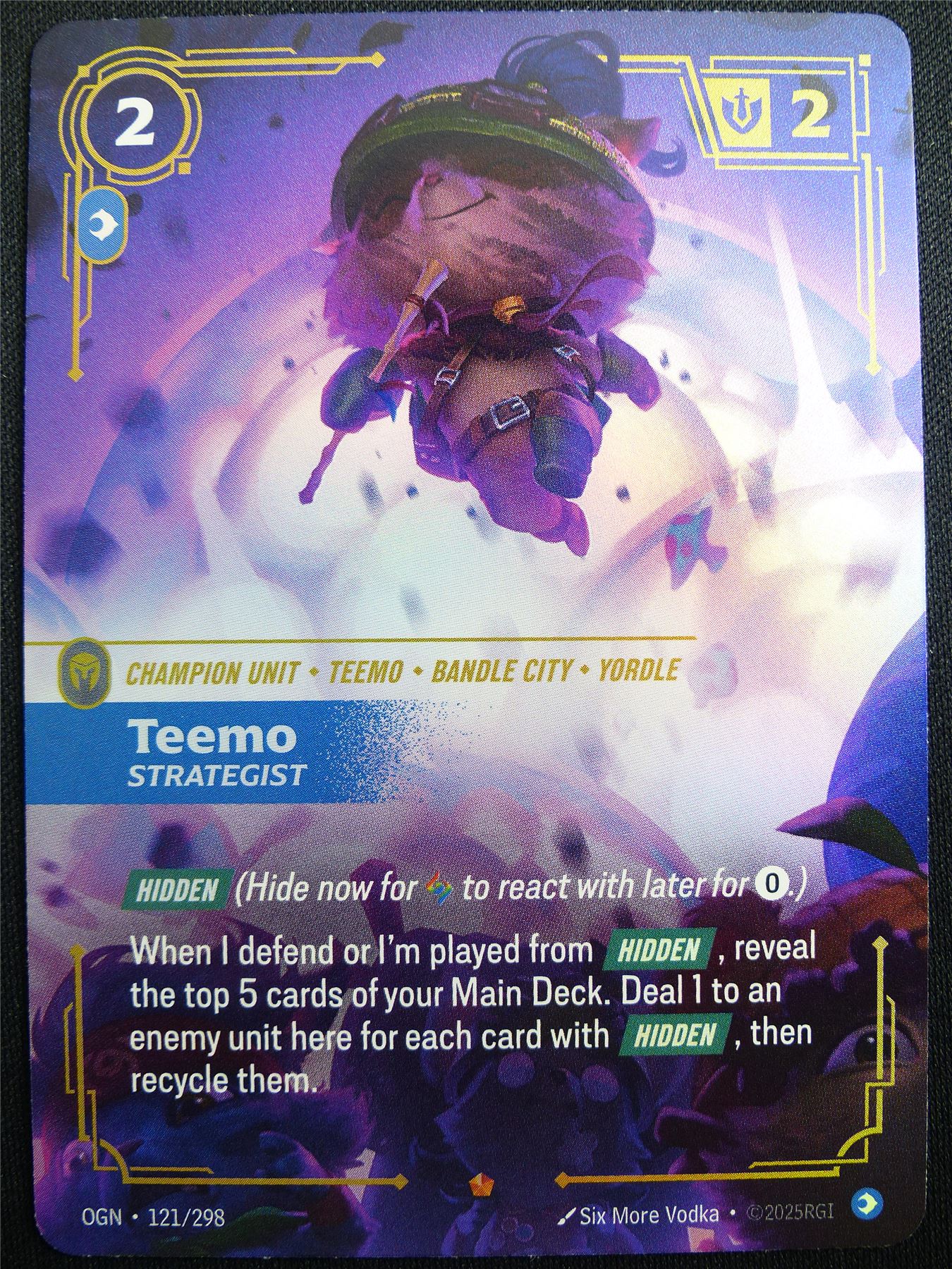 Teemo Strategist 121/298 Epic Rare Foil - OGN - Riftbound Card #2DV