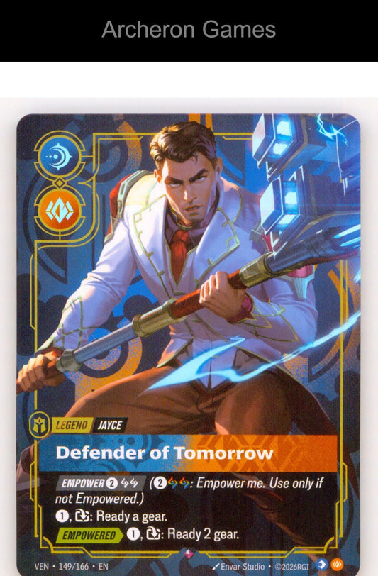 Jayce - Defender of Tomorrow VEN 149/166 R Vendetta Riftbound Card