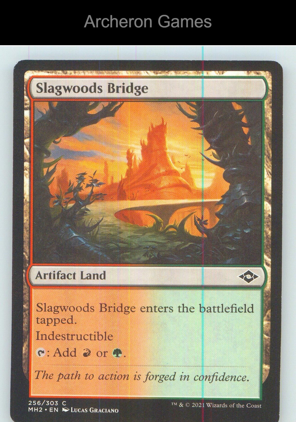 Slagwoods Bridge MH2 256 C MTG Card NM/EX+