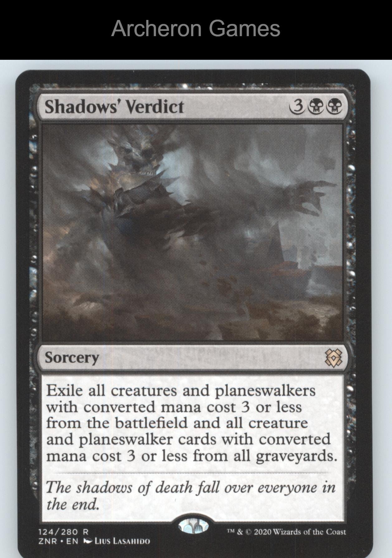 Shadows' Verdict 124 R MTG Card Zendikar Rising