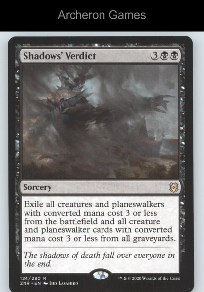 Shadows' Verdict 124 R MTG Card Zendikar Rising