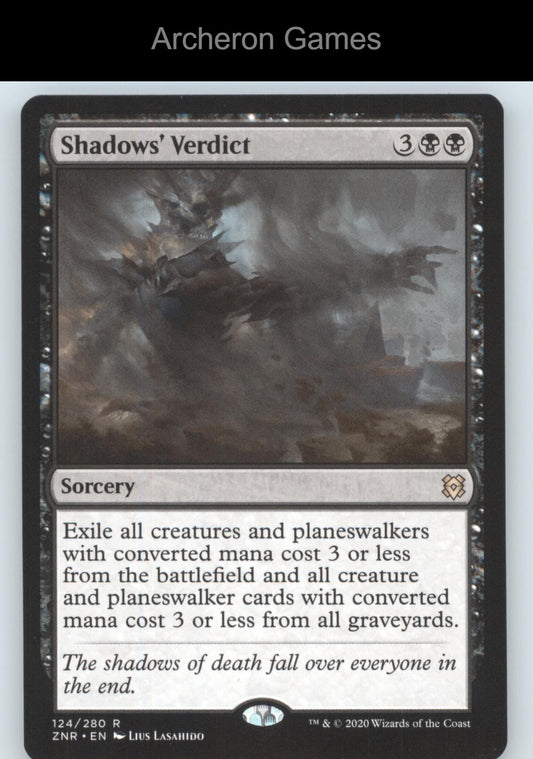Shadows' Verdict 124 R MTG Card Zendikar Rising
