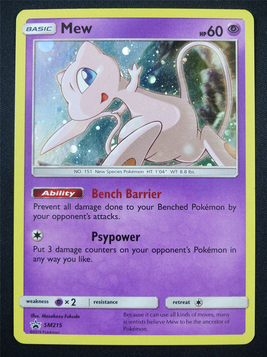 Mew SM215 Promo Holo - Pokemon Card #5OY