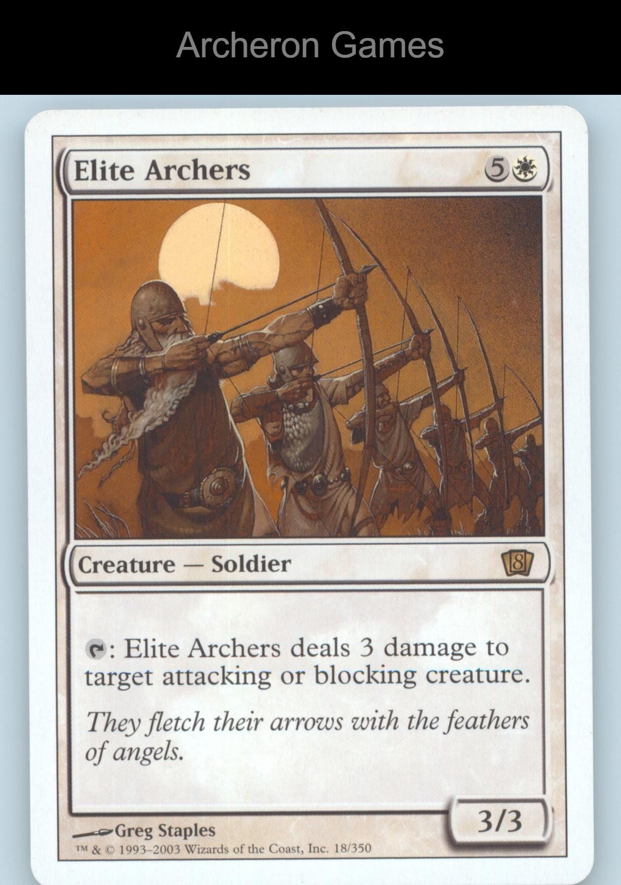 Elite Archers 18 R MTG Card 8th Edition