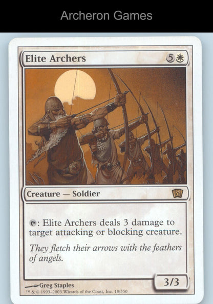 Elite Archers 18 R MTG Card 8th Edition