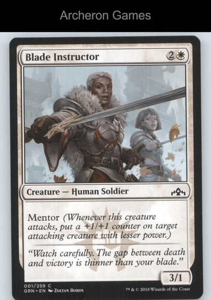 Blade Instructor 1 C MTG Card The List Reprints