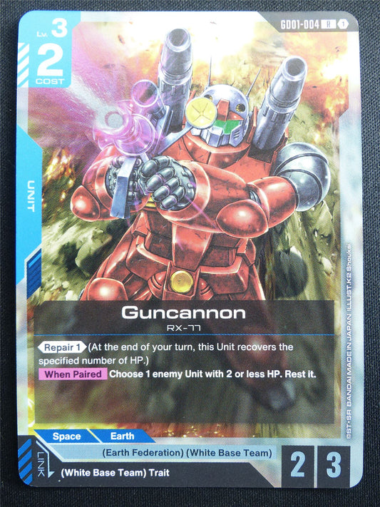 Guncannon GD01-004 R Foil - Gundam Card #4DY