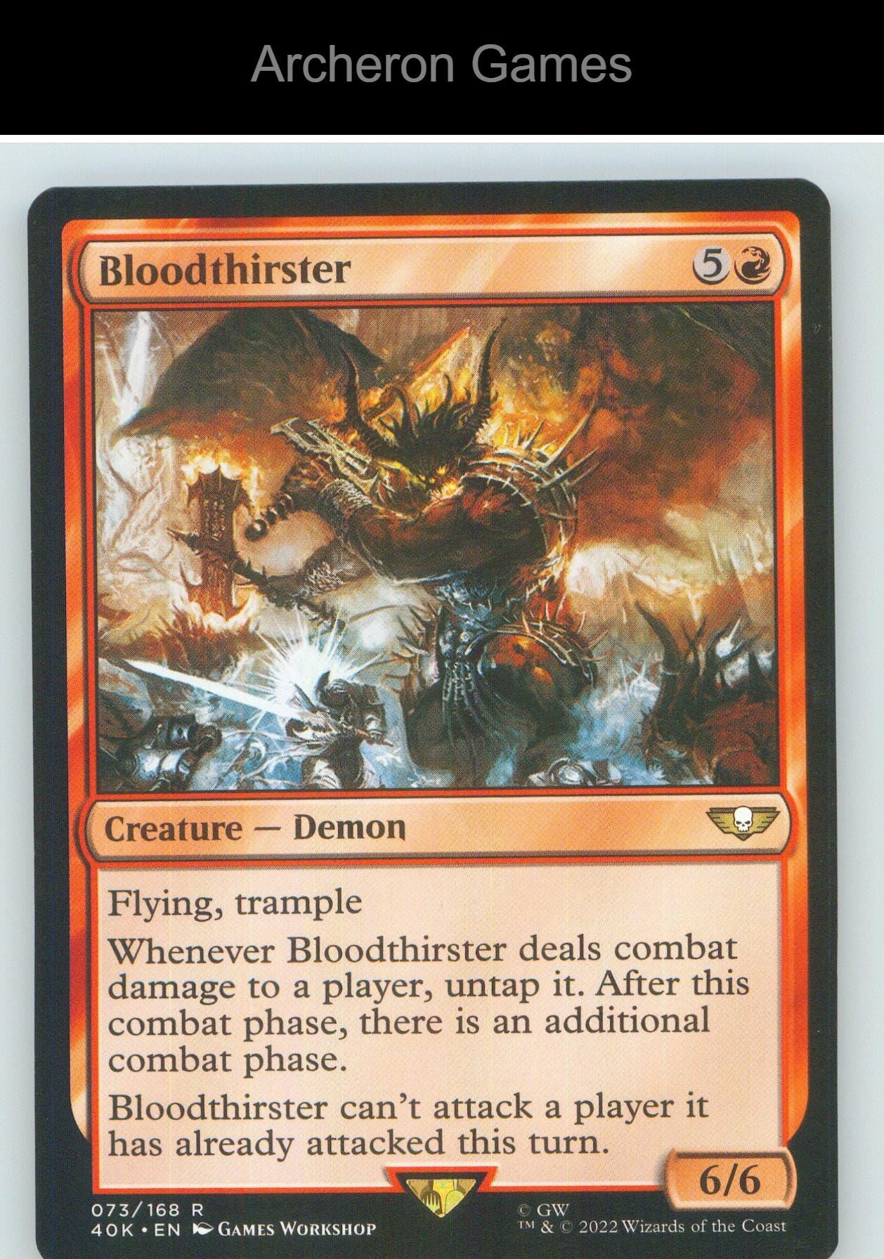 Bloodthirster 73 R MTG Card NM/EX+