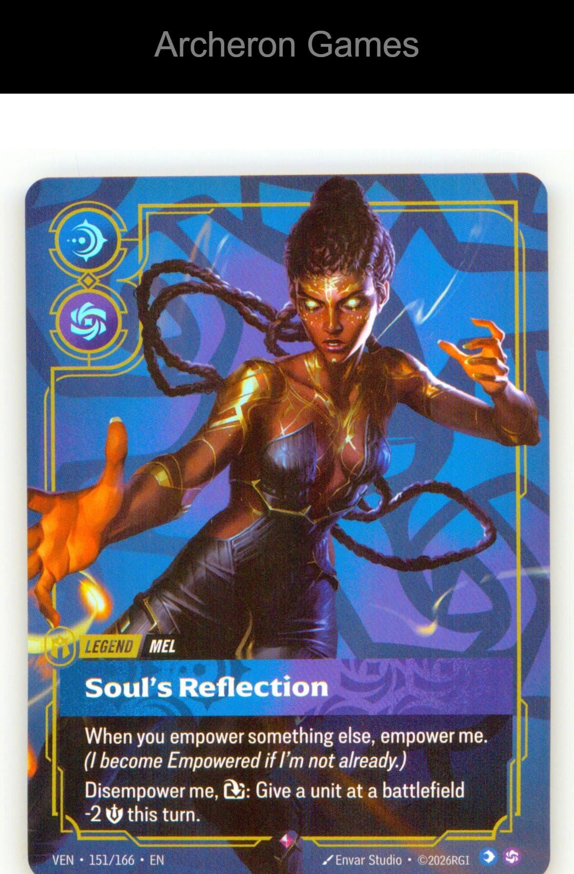 Mel - Soul's Reflection VEN 151/166 R Vendetta Riftbound Card