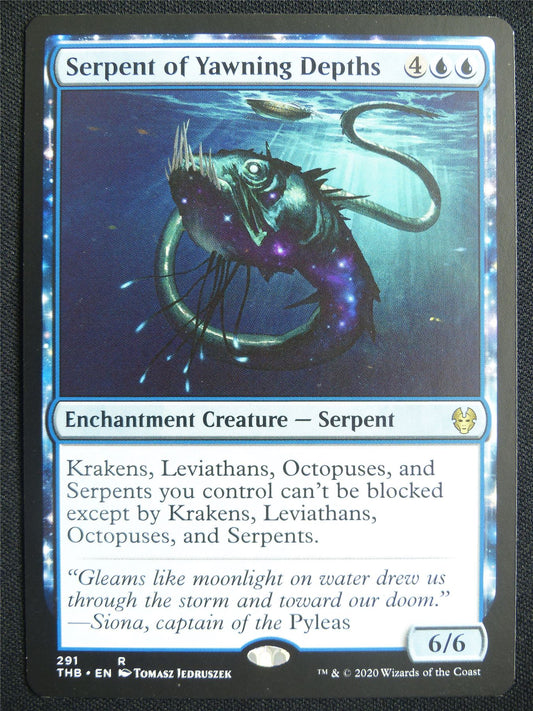 Serpent of Yawning Depths - THB - Mtg Card #20Z