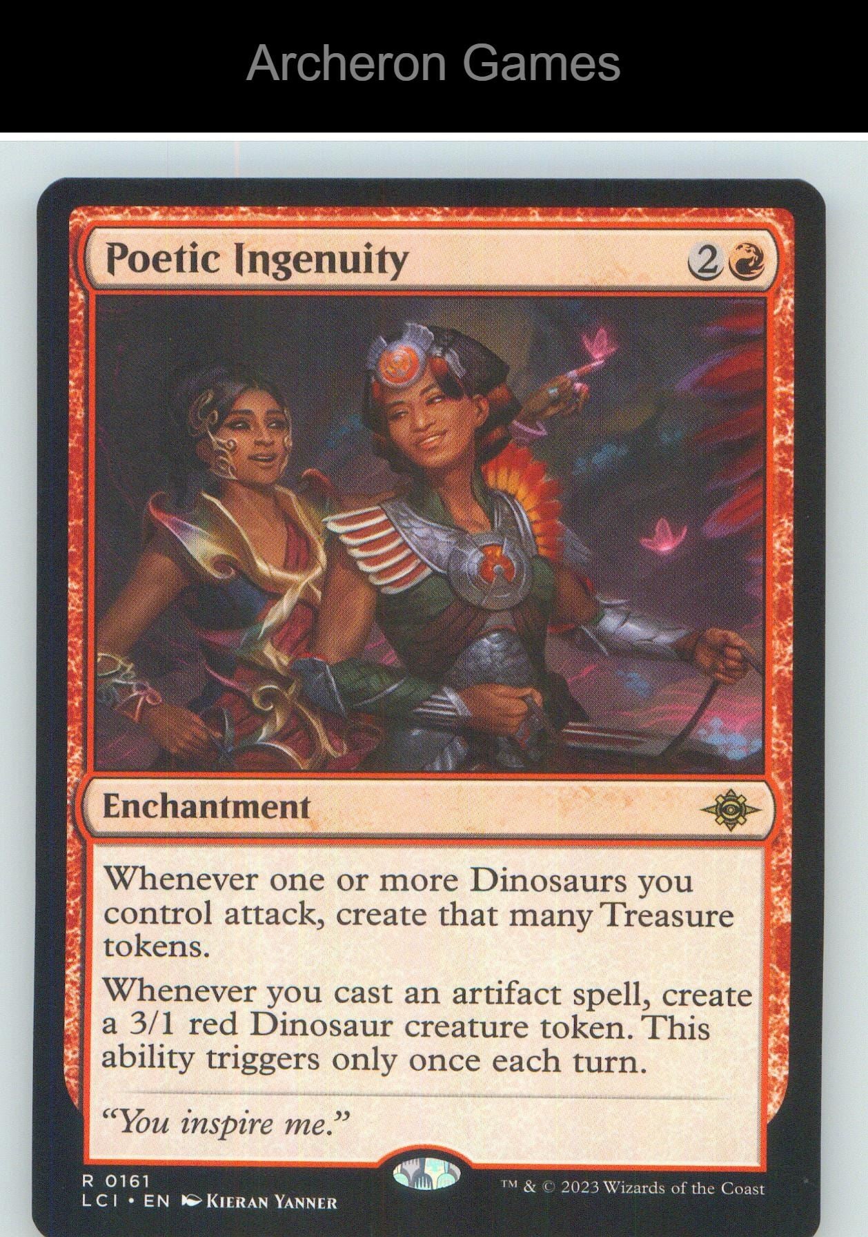 Poetic Ingenuity LCI 161 R MTG Card NM/EX+
