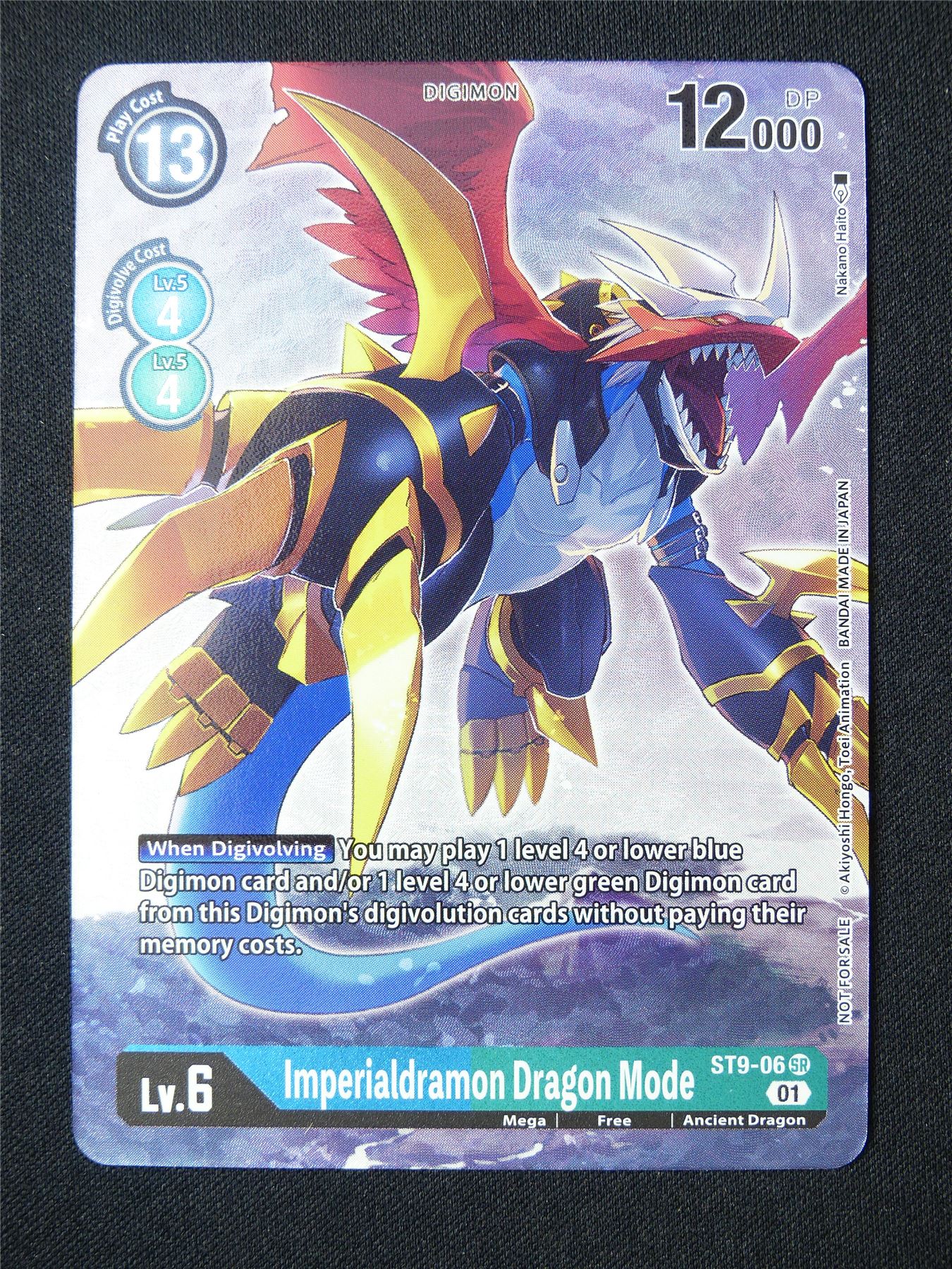 Imperialdramon Dragon Mode ST9-06 SR Foil - Digimon Card #2UD