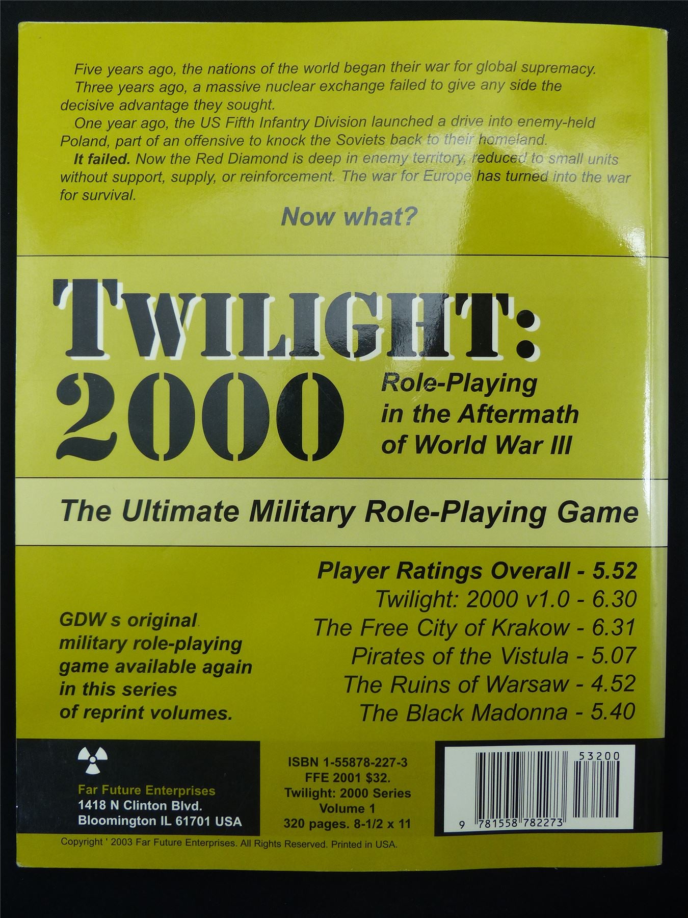 Twilight: 2000 Ulitmate Military Role-playing Game - Roleplay Softback #MW