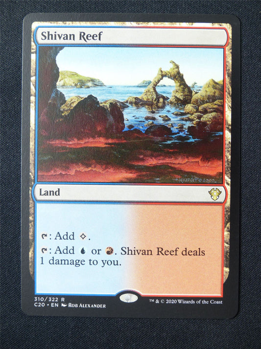 Shivan Reef - C20 - Mtg Card #5GF