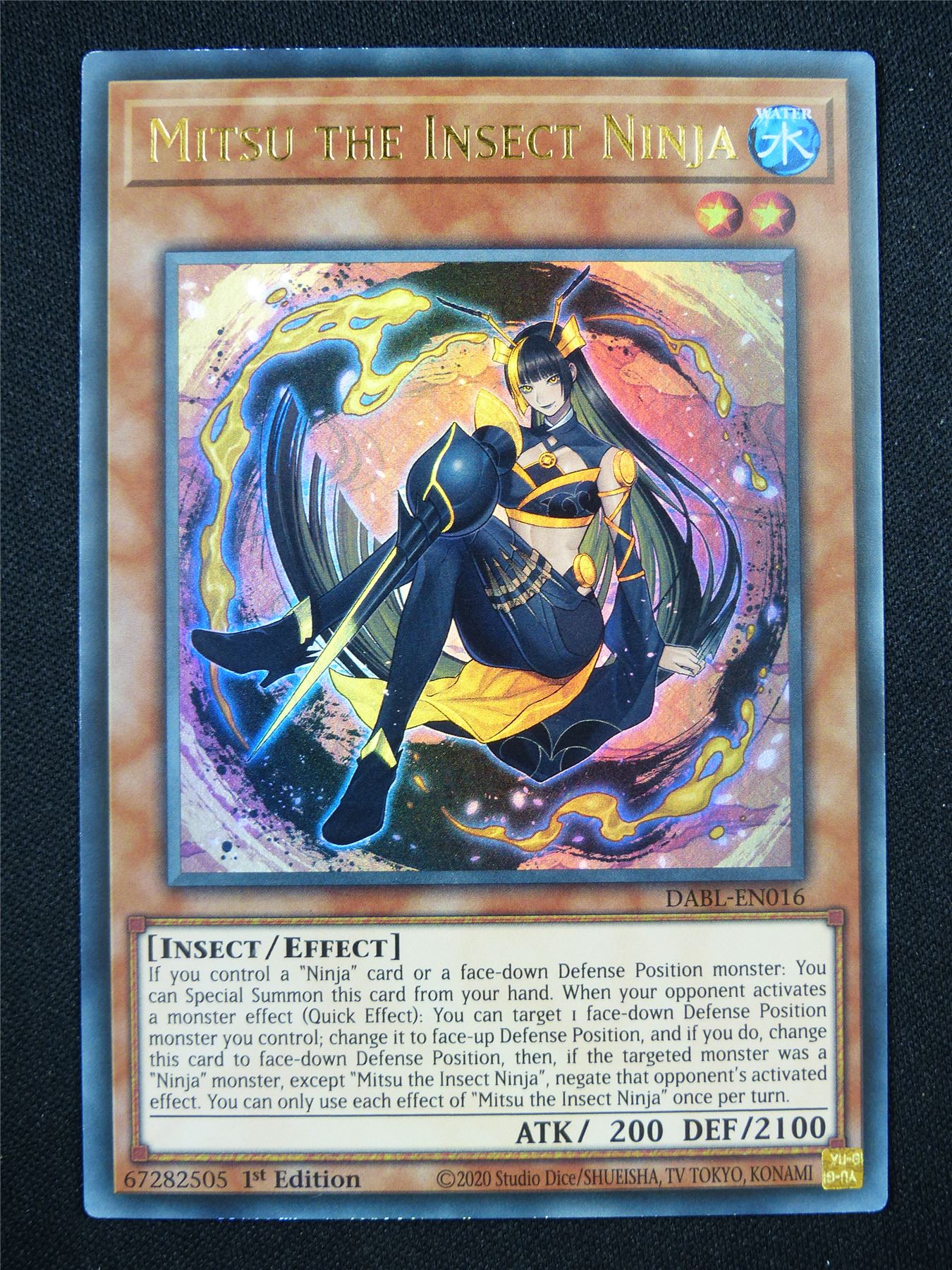 Mitsu the Insect Ninja DABL Ultra Rare - 1st ed Yugioh Card #G8