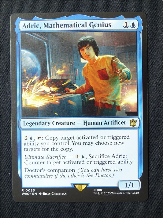 Adric Mathematical Genius - WHO - Mtg Card #5J8