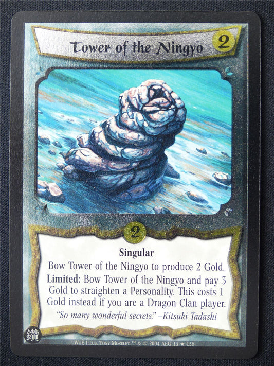 Tower of the Ningyo Foil - WoE - Legend of the Five Rings L5R Card #VH