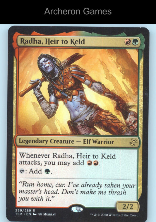 Radha, Heir to Keld 259 R MTG Card Time Spiral: Remastered