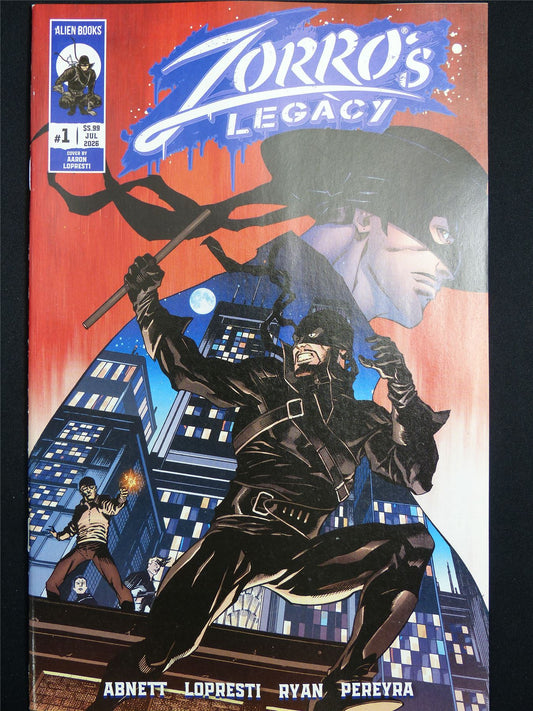 ZORRO'S Legacy #1 Cvr A - Jul 2026 Alien Books Comics #21C