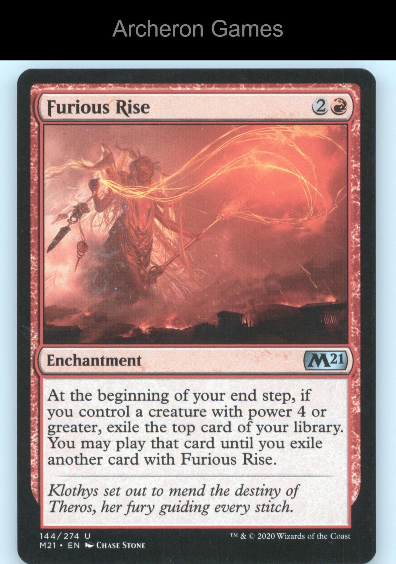 Furious Rise 144 UC MTG Card Core Set 2021