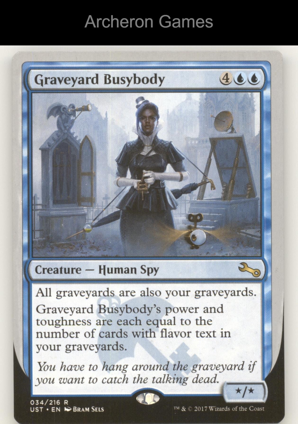 Graveyard Busybody 34 R MTG Card Unstable