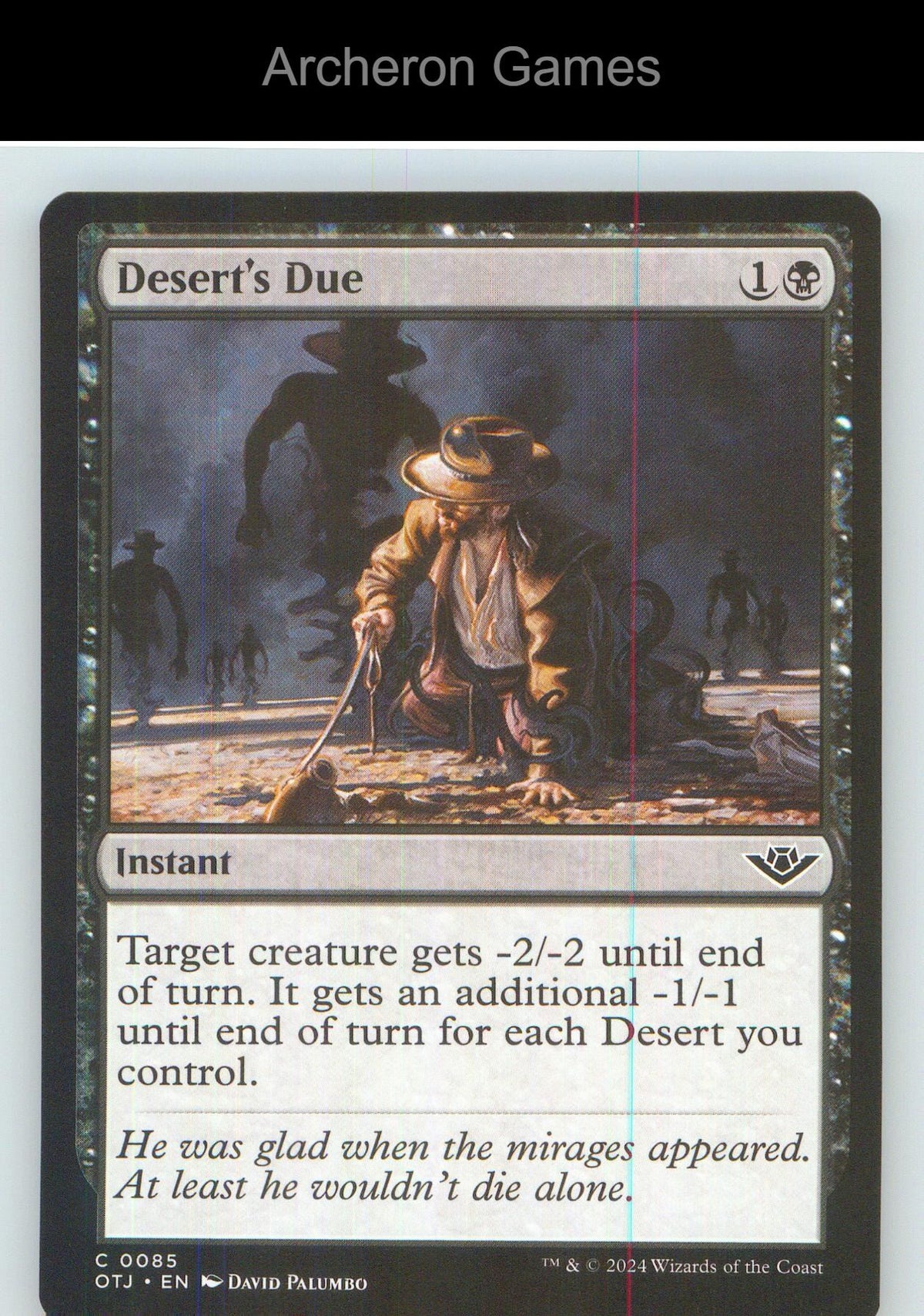 Desert's Due OTJ 85 C MTG Card NM/EX+