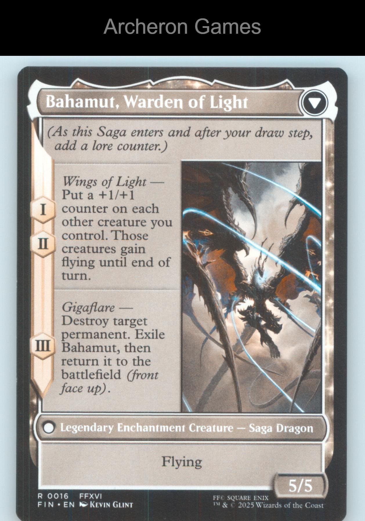 Dion, Bahamut's Dominant 16 R MTG Card FINAL FANTASY