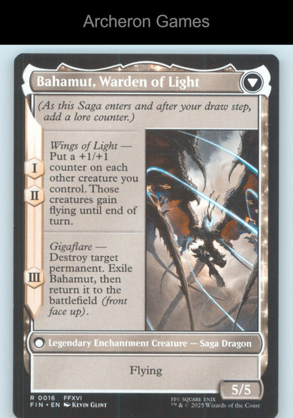Dion, Bahamut's Dominant 16 R MTG Card FINAL FANTASY